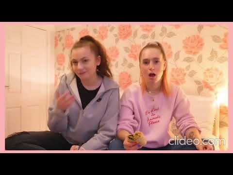 Girl farting next to her friend