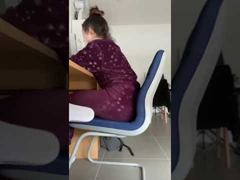 Girl farts in chair #farts #girl #chair