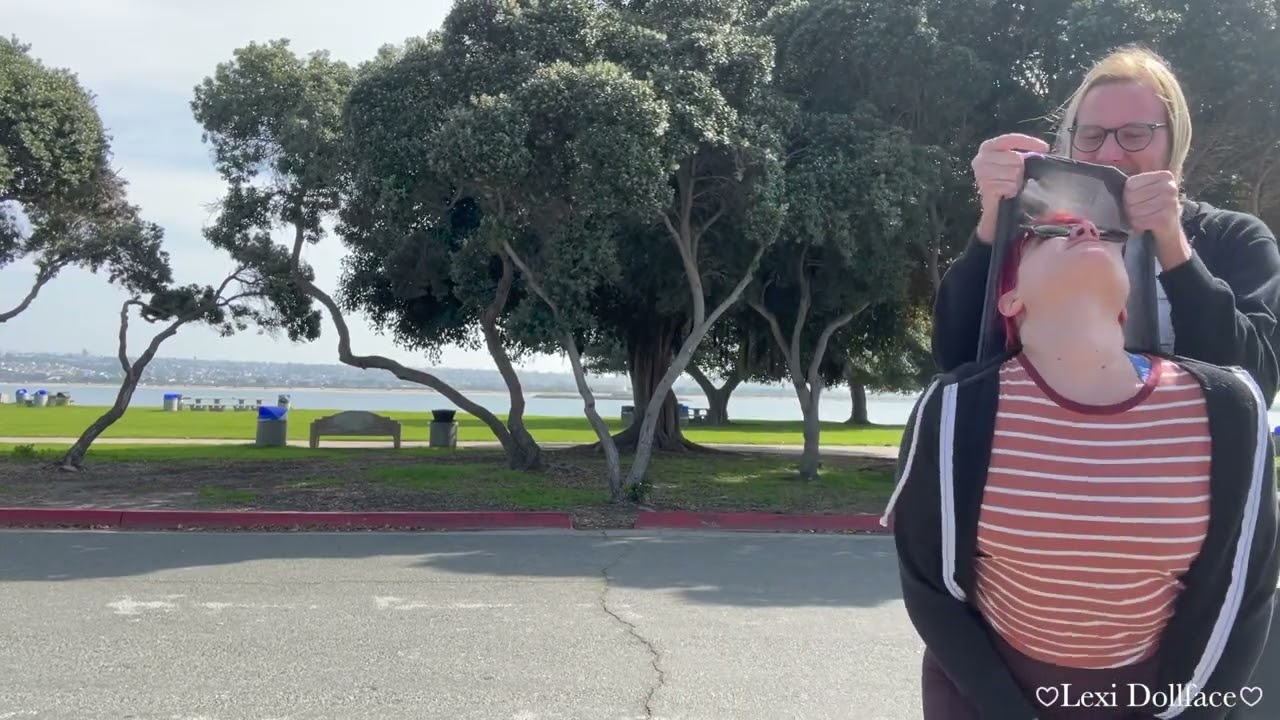 Girl Gets Surprise Wedgie at the Public Park