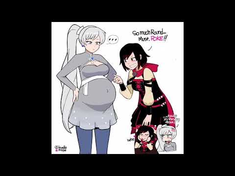 Girl has pregnant belly (With sounds)