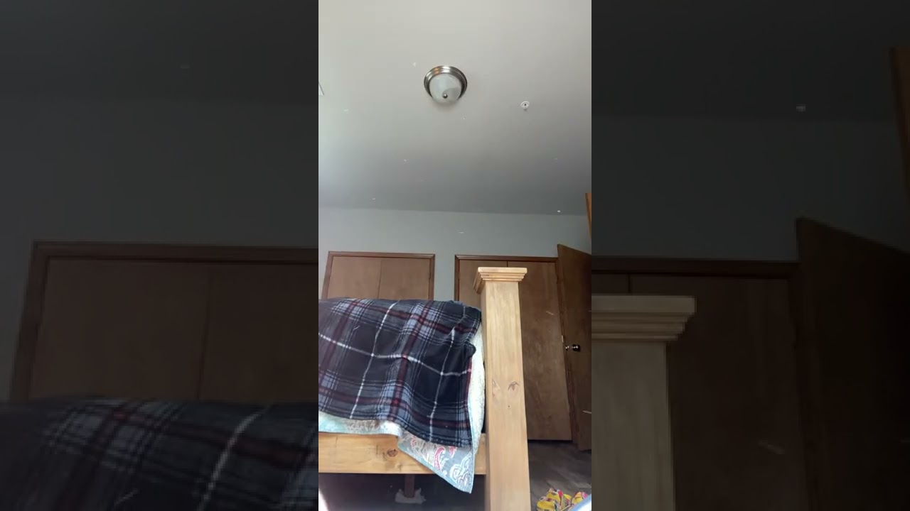 Girl Hits Her Back On Bed Frame