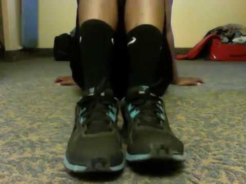 Girl Nike Sock Tease #1