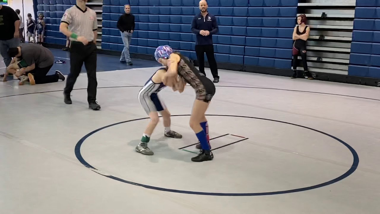 Girl Pins Boy Wrestling- Madison Birth Wrestling