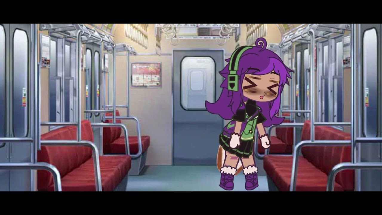 Girl pooped in a diaper on the subway // ABDL gacha
