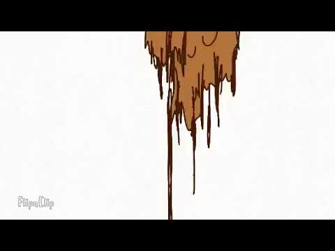 Girl pooping on Stool animation
