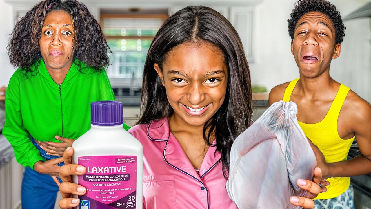 Girl Puts LAXATIVE IN MOMS FOOD She INSTANTLY REGRETS IT😳| Kota Cake
