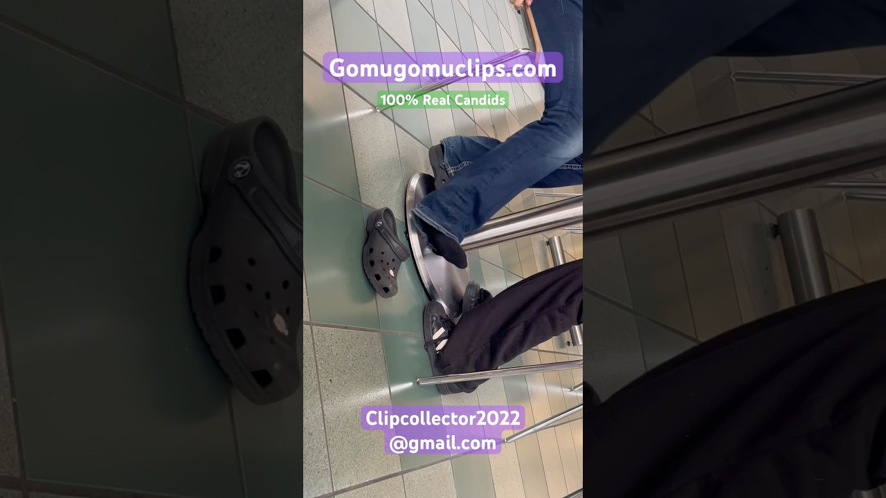Girl seem to keep her crocs on #crocs #dipping #dangling #socks #shoeplay