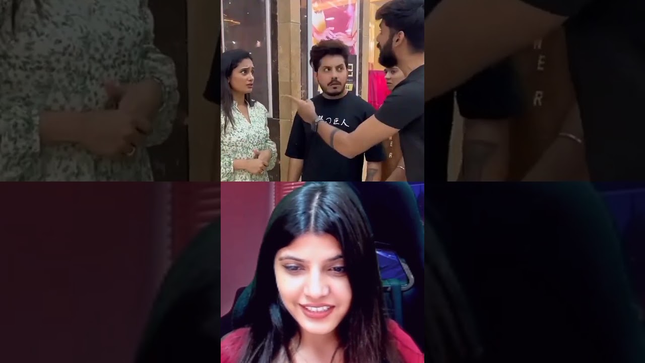 Girlfriend in mall shocking 😳 #shorts #meeth_miri @MeethMiri