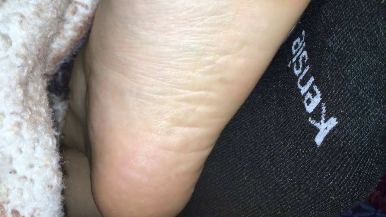 Girlfriends Sleeping Sock Removal