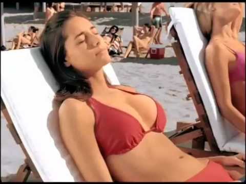 Girls Breasts are Inflated on Beach