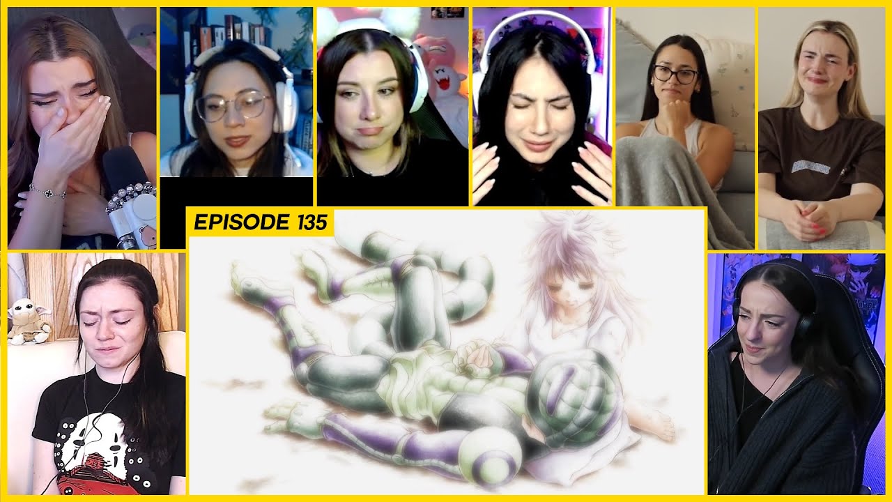 [GIRLS REACT] Meruem and Komugi's Final Moments | HxH Ep 135 Girl Reaction Mashup