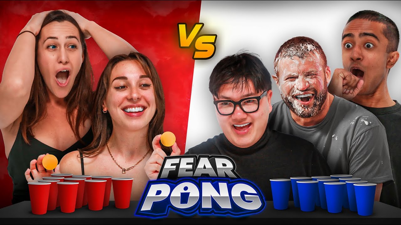 Girls vs Boys | OG CREW FEAR PONG CHALLENGE 2
