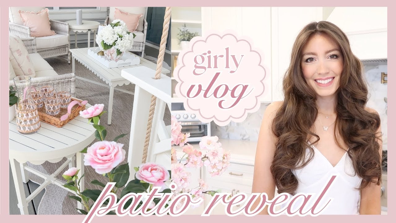Girly Vlog: Patio Reveal, Shop With Me, Summer Vacation Dresses!