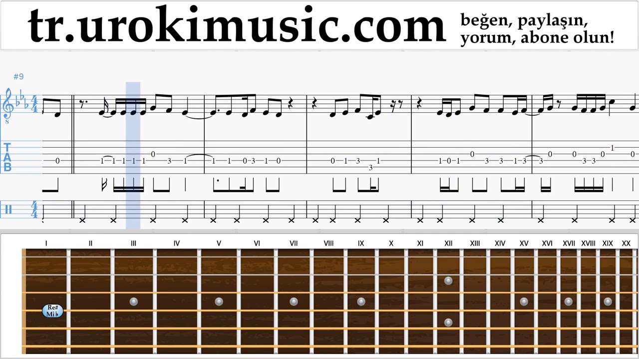 Gitar dersleri Aleyna Tilki - Sen Olsan Bari Notalar Eğitim um-i723