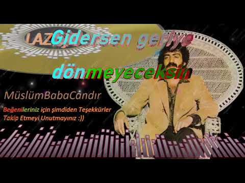 Gitme l Müslüm Gürses l LAZOjEN Karaoke