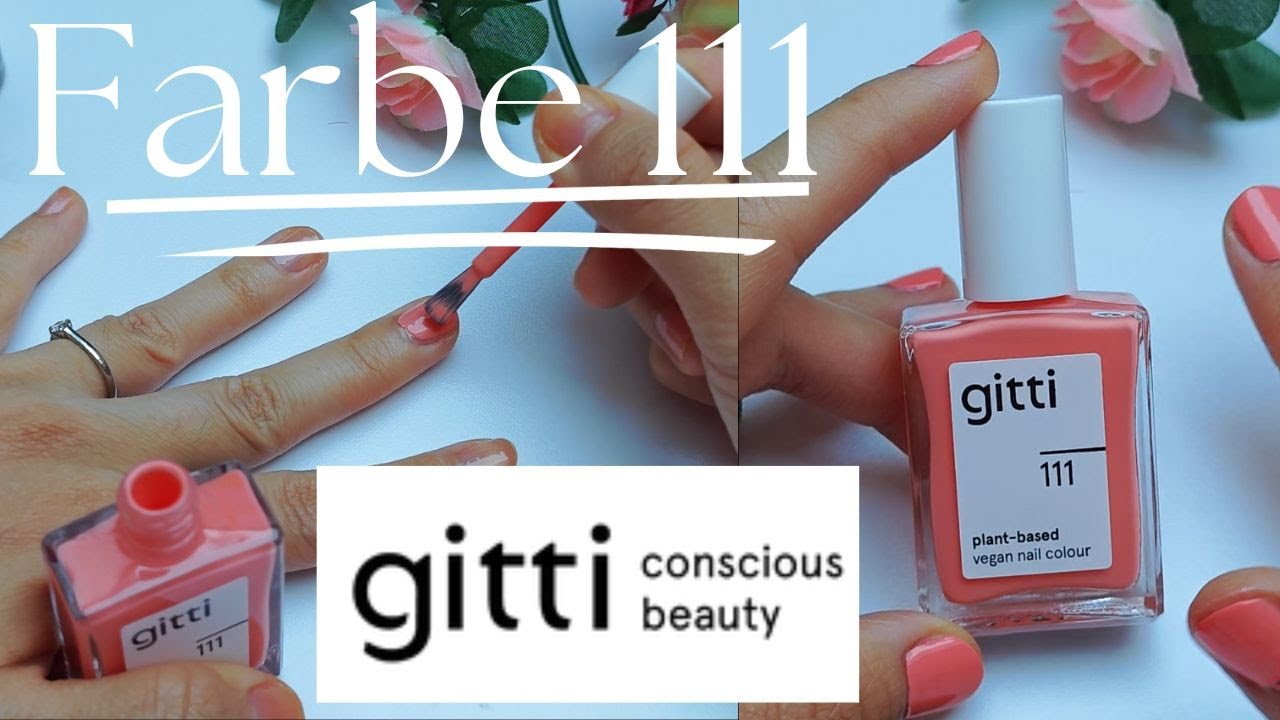 💅Gitti Nagellack Nr. 111💕💄SUPER Schneller Auftrag in 5 Min🌸Nagel Routine🌞PLANT-based💕how to manicure