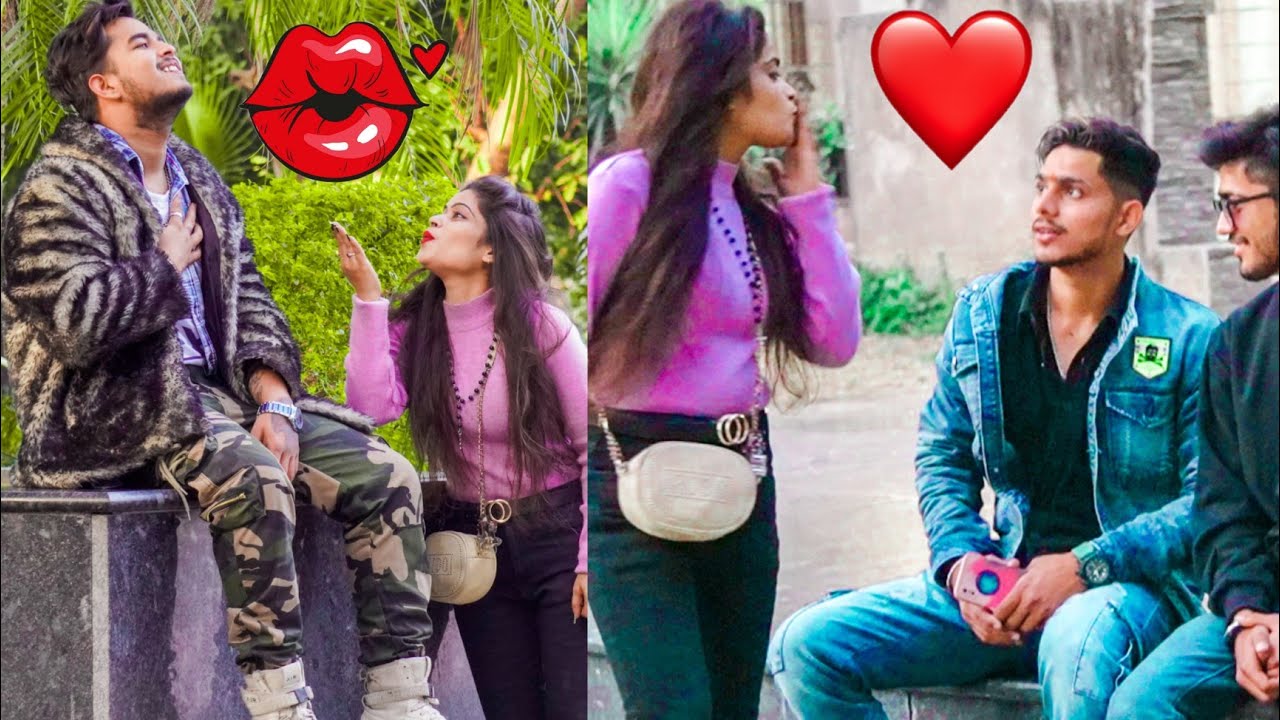 GIVING FLYING KISS TO STRANGERS ON ROAD | PART - 2 | OP REACTION | KHUSHI PANDEY