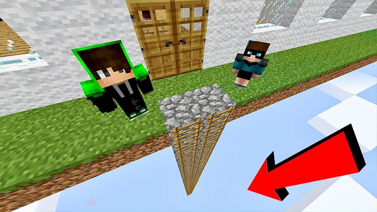 GÖKYÜZÜNDE GİZLİ OKUL BULDUK! (Dünyanın En Güzel Okulu) - Minecraft