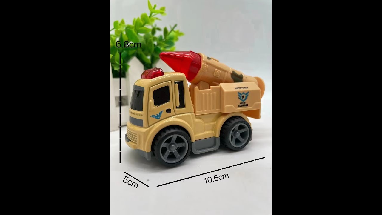 GL123 boxed inertial alloy car