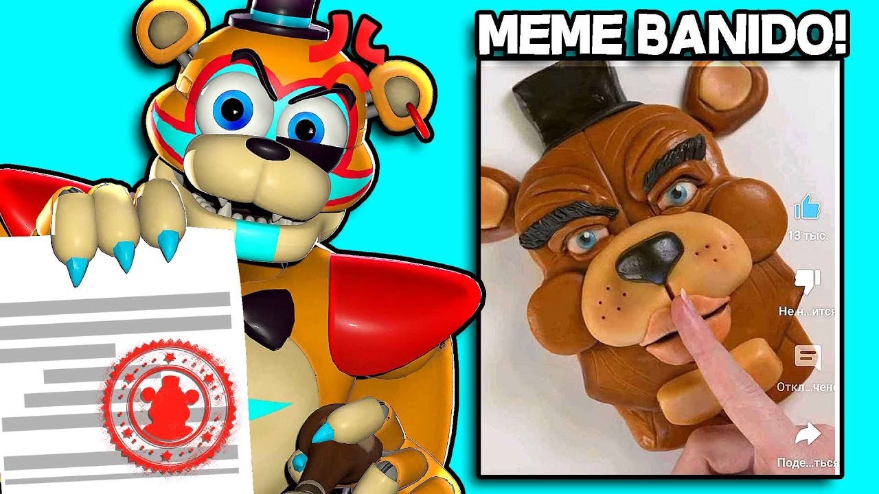 GLAMROCK FREDDY ANALISA MEMES DE FNAF! - FNAF MEME REVIEW 1.0