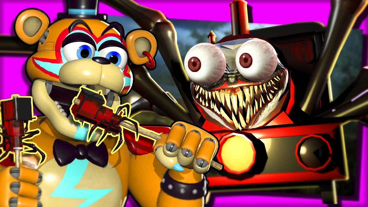GLAMROCK FREDDY JOGA CHOO-CHOO CHARLES!
