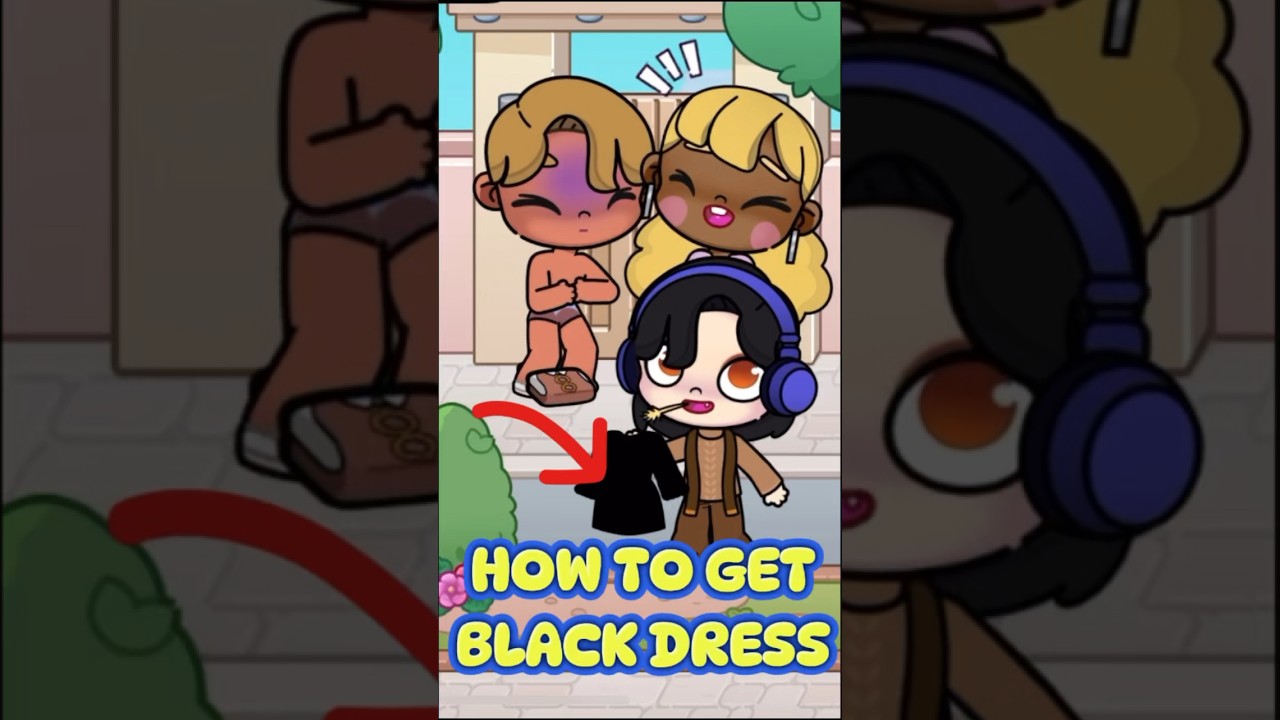 GLITCH AVATAR WORLD 😱 HOW TO GET BLACK DRESS 👆#avatarworld #viral #funny #gaming