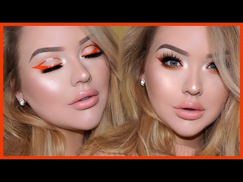 GLITTER CUT-CREASE LINER & Glowy Spring Makeup Tutorial