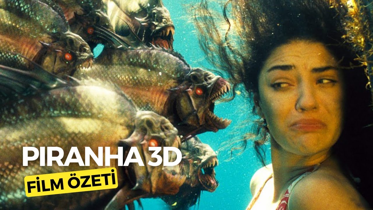 Gölün Ortasında Dehşet Saçan Vahşi Pirana | Pirana 3D Türkçe Korku Film Özeti