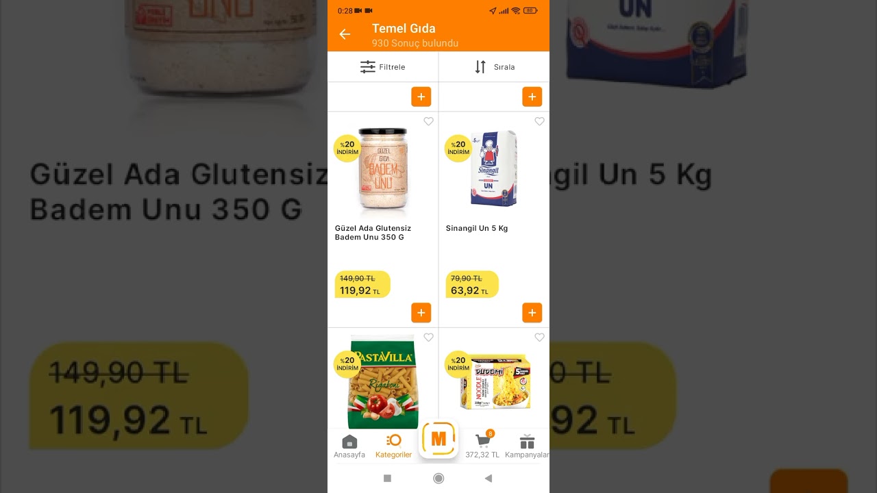 gluten free badem unu