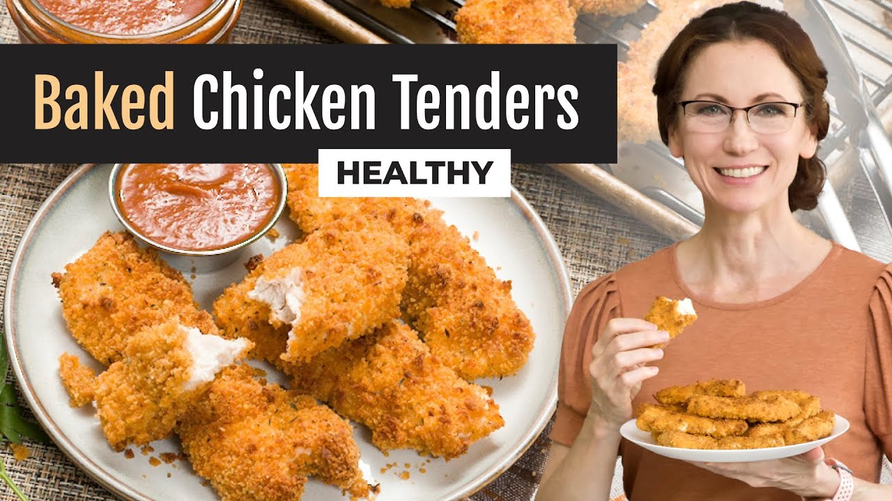 Gluten-Free Chicken Tenders Baked Healthy and Crispy