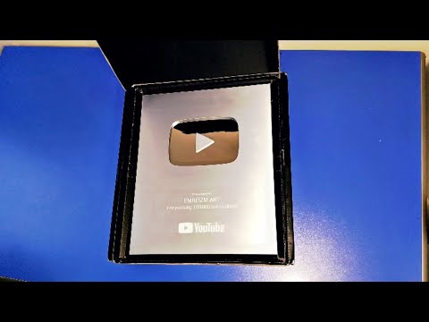 GÜMÜŞ YOUTUBE PLAKETİ KUTU AÇILIMI #YouTubeCreatorAwards