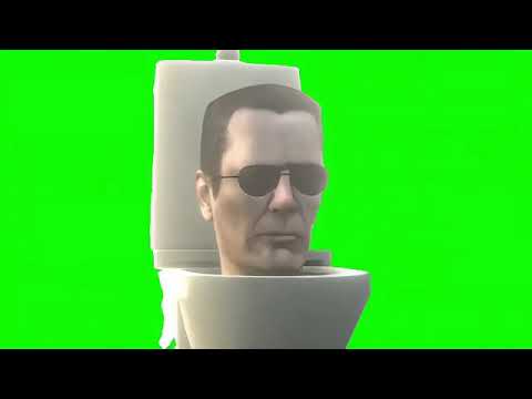 Gman Toilet realistic green screen | skibidi toilet green screen | gman toilet green screen
