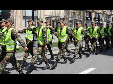 Gəncədə aksiyaya polis müdaxilə etdi