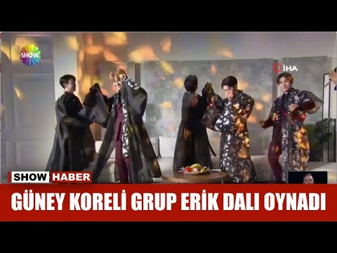 Güney Koreli grup erik dalı oynadı