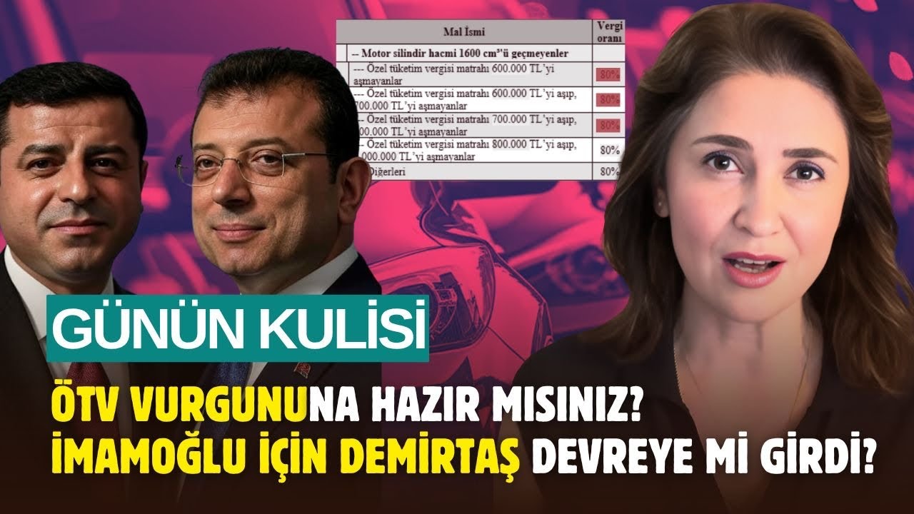 Günün Kulisi: ÖTV vurgununa hazır mısınız? İmamoğlu için Demirtaş devreye mi girdi? #ümitözdağ