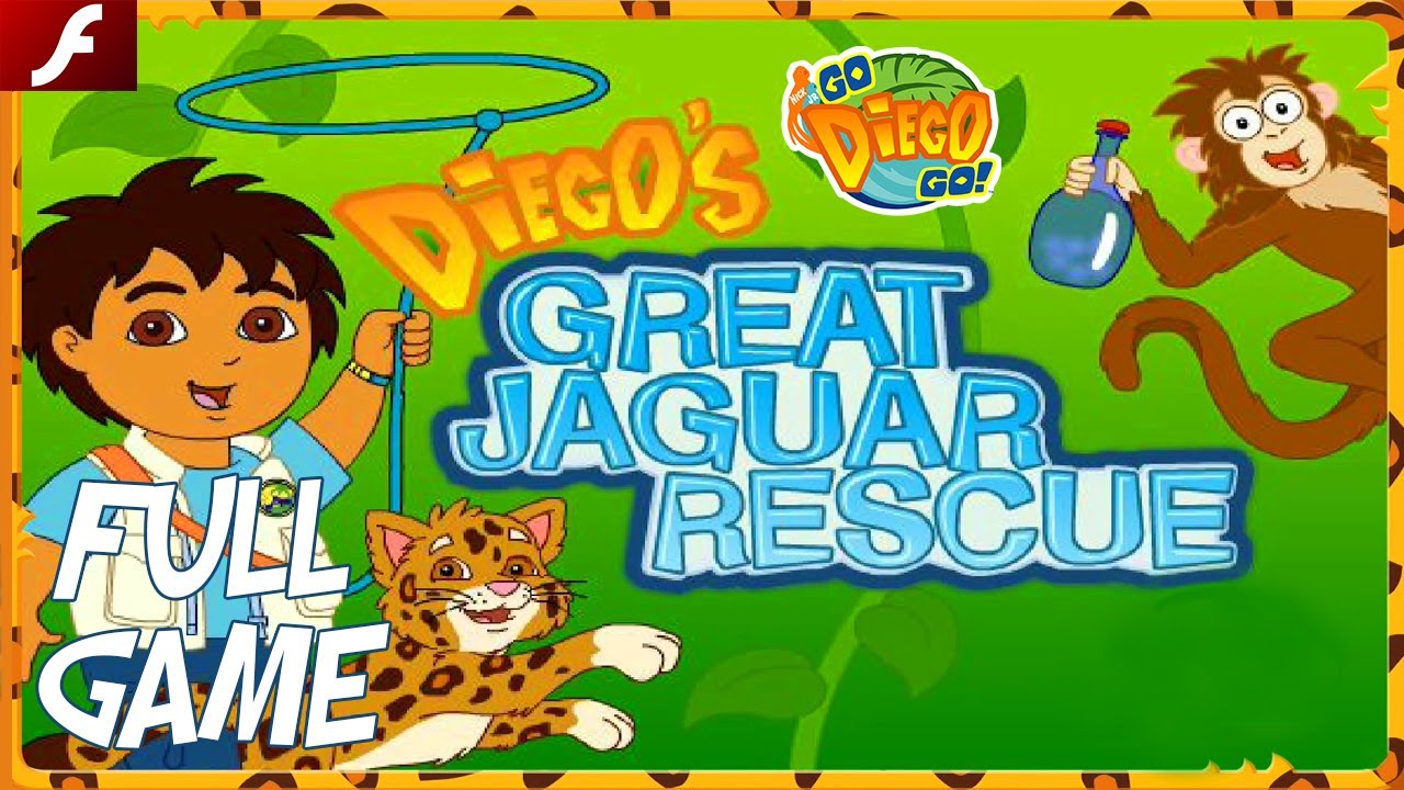 Go, Diego, Go!™: Diego's Great Jaguar Rescue (Flash) - Full Game HD Walkthrough - No Commentary