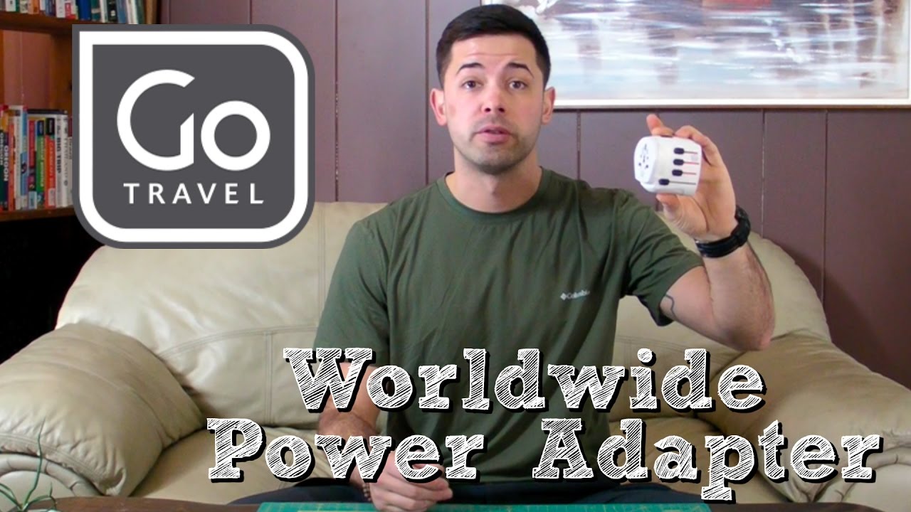 Go Travel Grounded Plug Adapter // Earthed Surge Protector