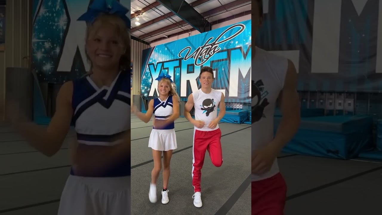 Go watch the new cheerleading video!!💜💜 #ninjakidztv #ninjafam #viral #explorepage #explore