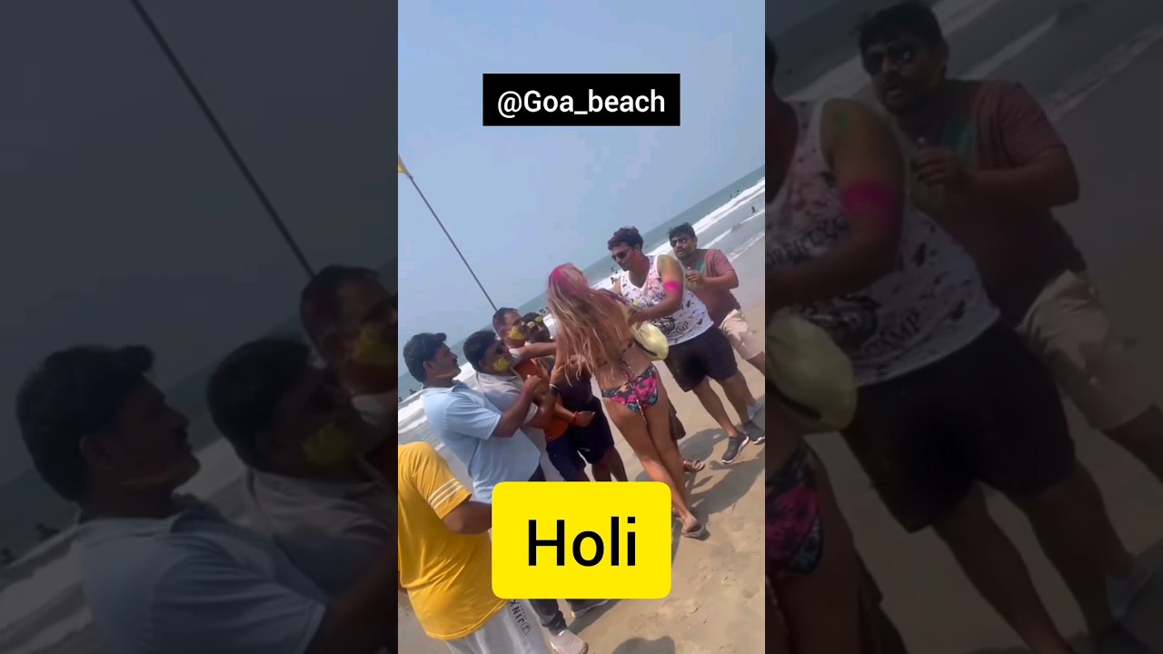 #Goa #beach #holi #shortsvideo