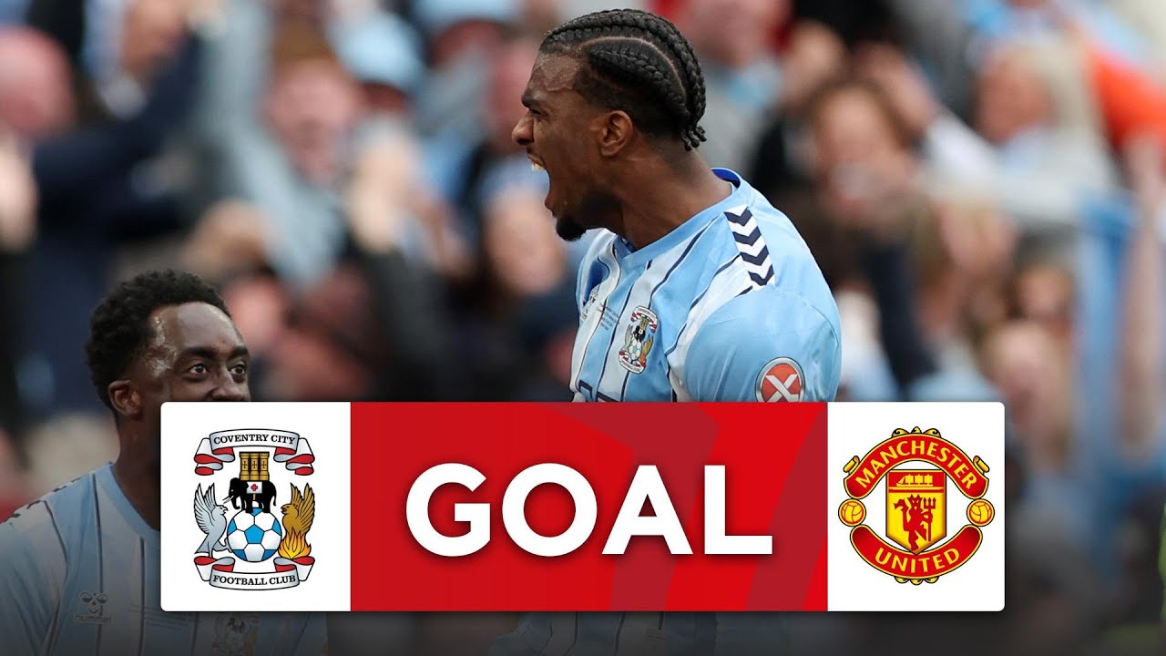 GOAAAL | Haji Wright | Coventry City 3-3 Manchester United | Semi-Final | Emirates FA Cup 2023-24
