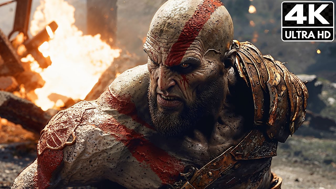 God Of War FULL MOVIE (2024) Kratos Story 4K Ultra HDR