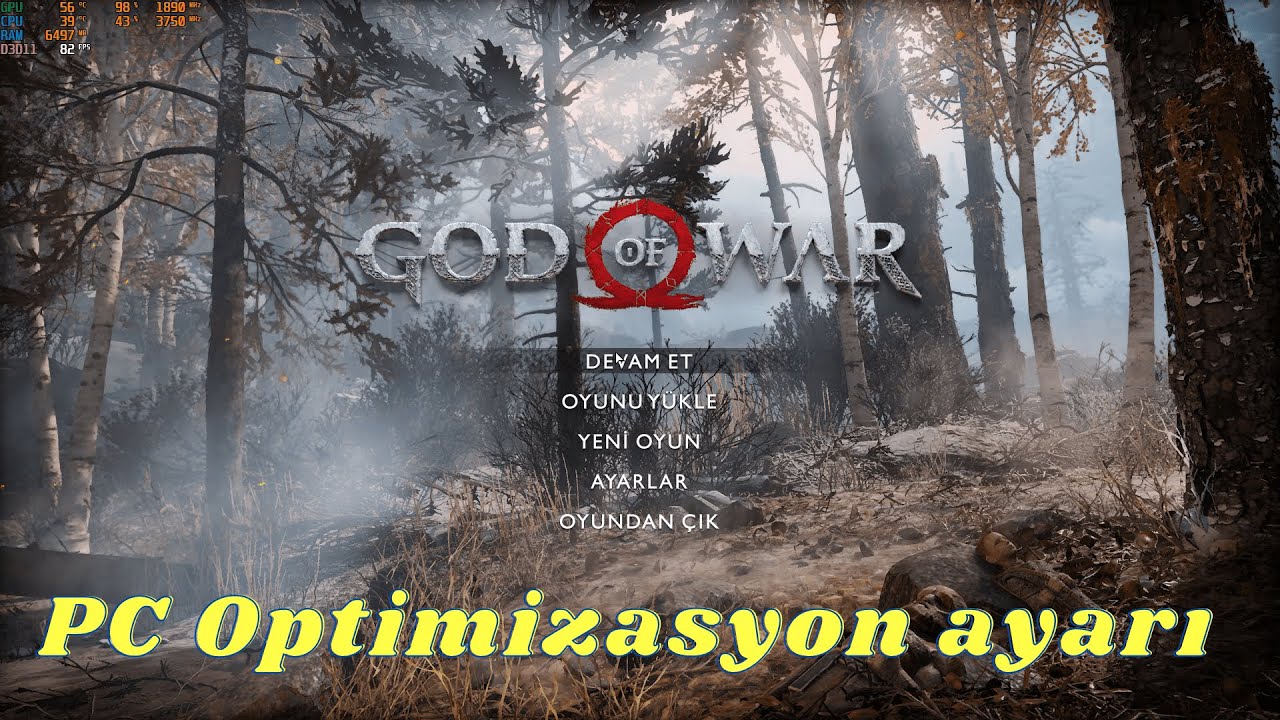 GOD OF WAR [PC] FPS DÜŞMESİ, DROP,TAKILMA,DONMA, OPTİMİZASYON AYARI