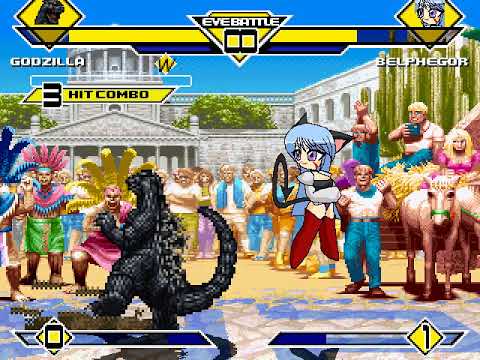 Godzilla vs Belphegor (Vore) MUGEN BATTLE