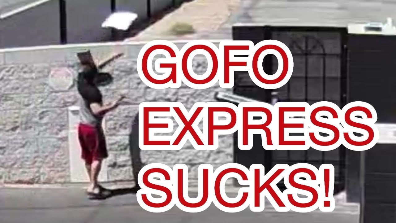 GoFo Express is the WORST delivery service there is! You won't believe what this guy did to my