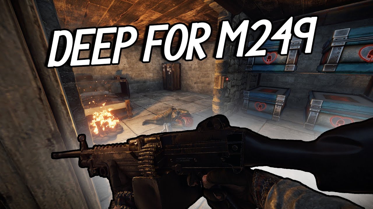 Going DEEP For M249! (Rust)