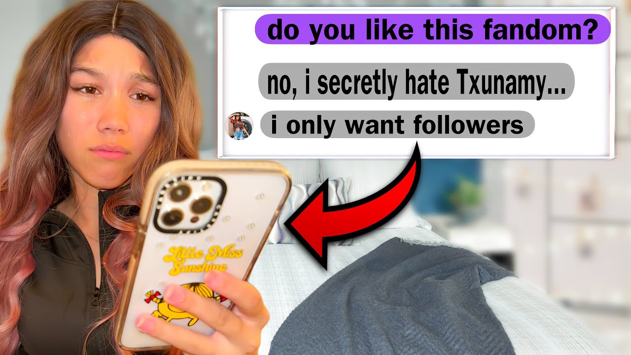 going undercover as a FANPAGE for myself! | Txunamy