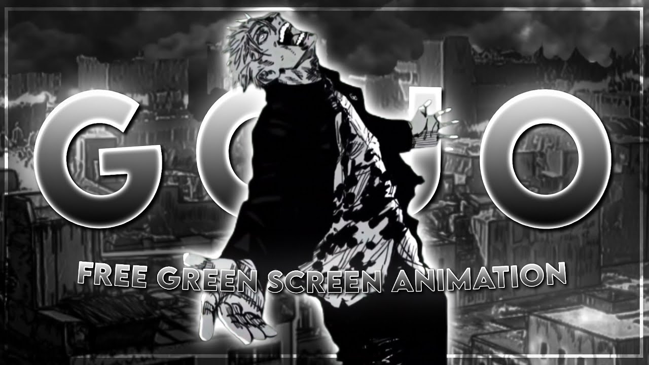 Gojo - Green Screen Manga Animation Clip's Free !