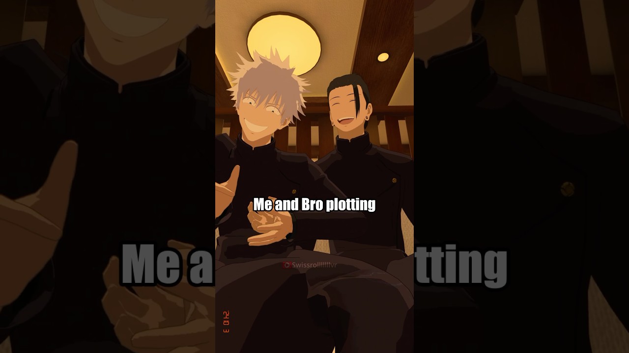 Gojo and Geto always a W duo😂🔥 @hecatevr #vrchat #anime