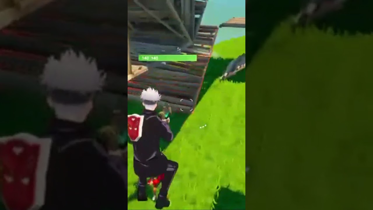 Gojo Satoru can clip in fortnite now?! #viral #fypシ
