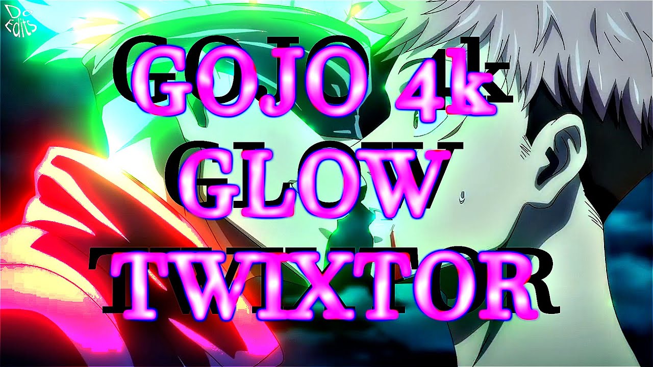 Gojo Satoru 🔥Twixtor Clips With Glow For Editing🔥#Twixtor || This is 4K Anime Gojo Satoru [AMV/EDIT]